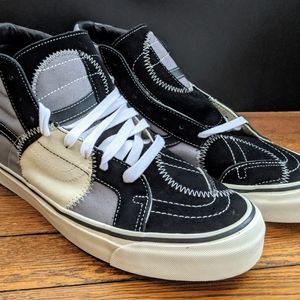 Vault Vans Black White Sk8-Hi Bricolage LX Shoes